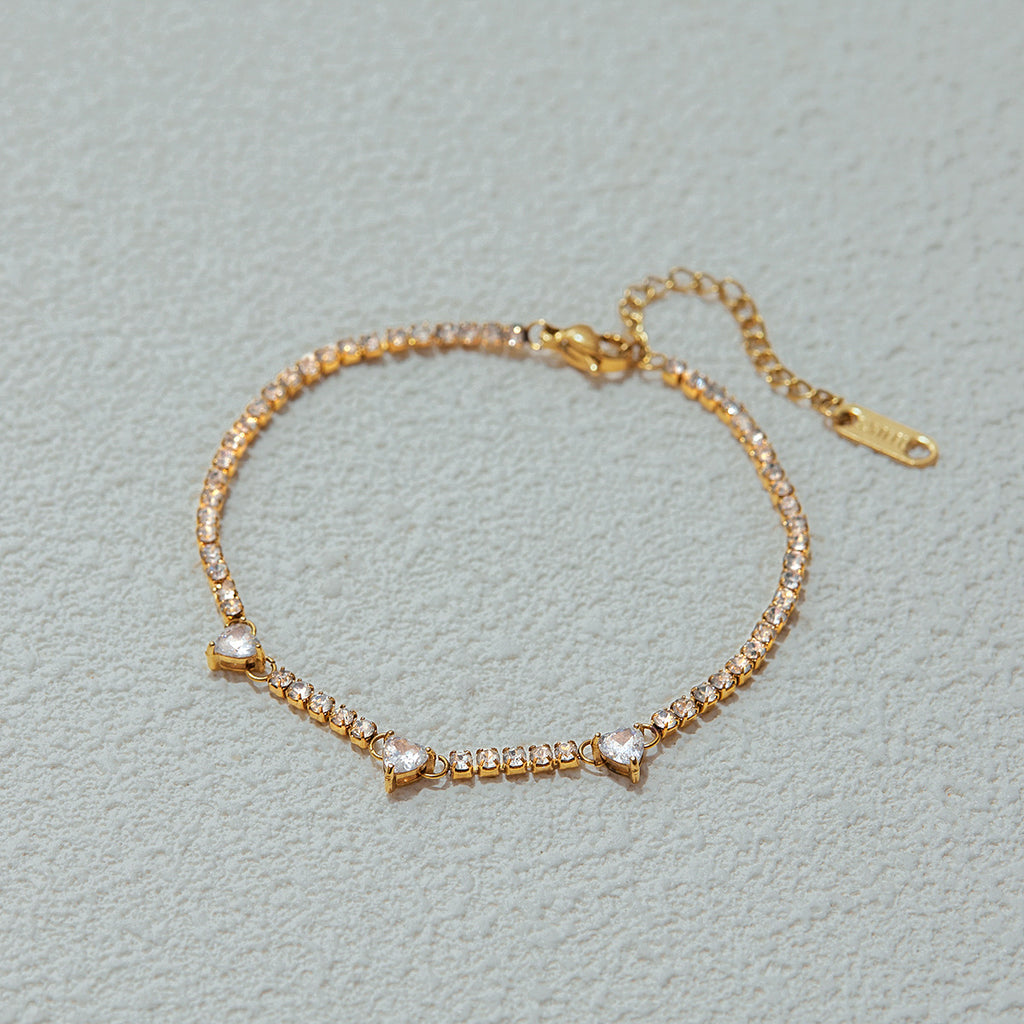 Stainless Steel Love Bracelet Non-Fading Jewelry Women's Accessories