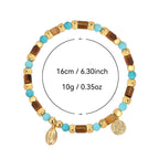 CYB0265 Vintage Bohemian Round Beaded Fashion Trend Bracelet