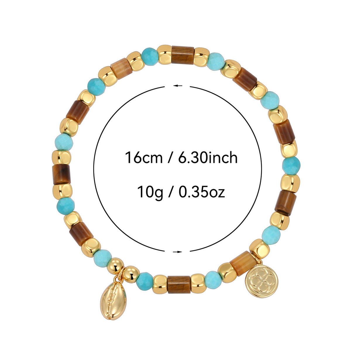 CYB0265 Vintage Bohemian Round Beaded Fashion Trend Bracelet