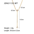 18K Gold-Plated Brass Crown White CZ Pendant Necklace styled for independent jewelry boutiques
