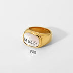 Stainless Steel Zircon Ring18K Gold-plated Couple Rings Jewelry for Women rings