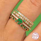 S925Sterling Silver Diamond Ring Simple Diamond Ring Jewelry Hot Selling Proposal Ring