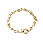 B0103 Copper plating18K Gold Personality Bowknot Small Circle Fashion Trendy Rope Couple Bracelet