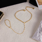 Heart Bracelet Jewelry for Women Stainless Steel Interlocking Bracelet Non-Fading