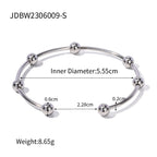 Stainless Steel Open Bracelet Non-Fading Jewelry Bangle