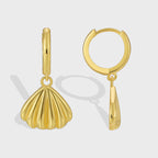 E0576 Fashionable and Elegant Bohemian Shell Earrings Beach Style Earrings