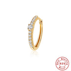 S925Sterling Silver Classic Super Sparkling Diamond Earrings Earrings Trendy Earrings