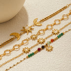 Original Design Stainless Steel Sun Bracelet Jewelry Non-Fading Accessories for Women