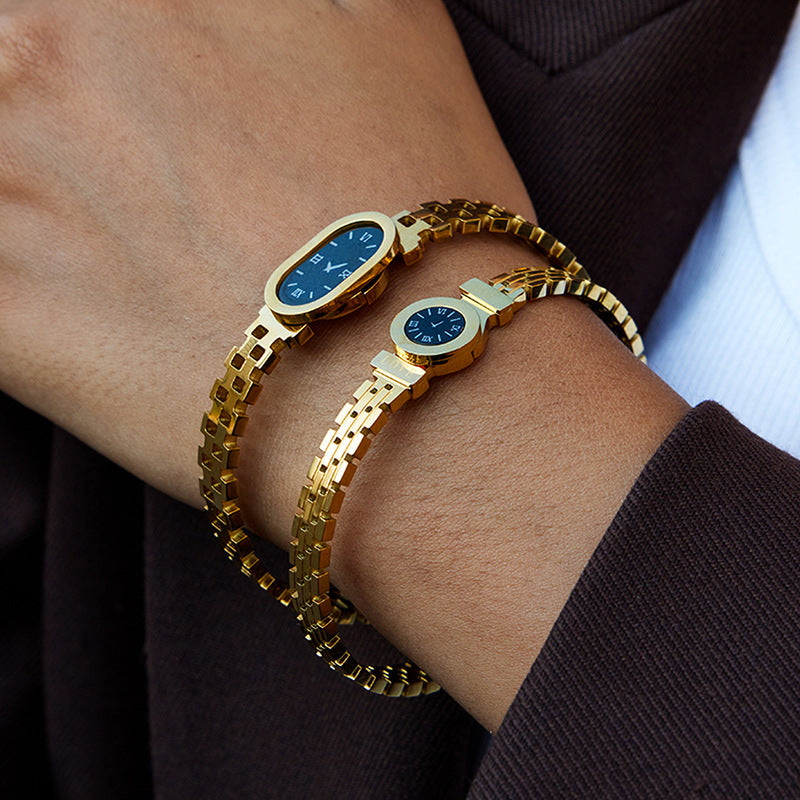 Stainless Steel Watch Bracelet Bracelet Non-Fading Jewelry for Women