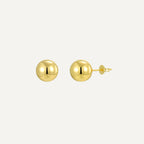 CYE0789 Trendy Copper Plated14K Gold Earrings Gold Ball Fortune Bead Fashion Mini Earrings
