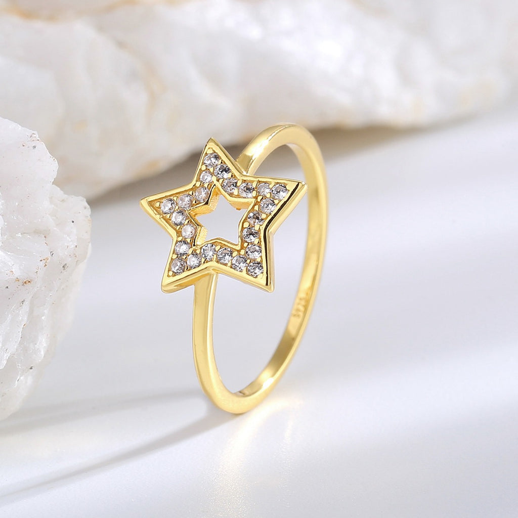 SR0031 S925Silver Five-Pointed Star Earrings New Design Drop Earrings Jewelry