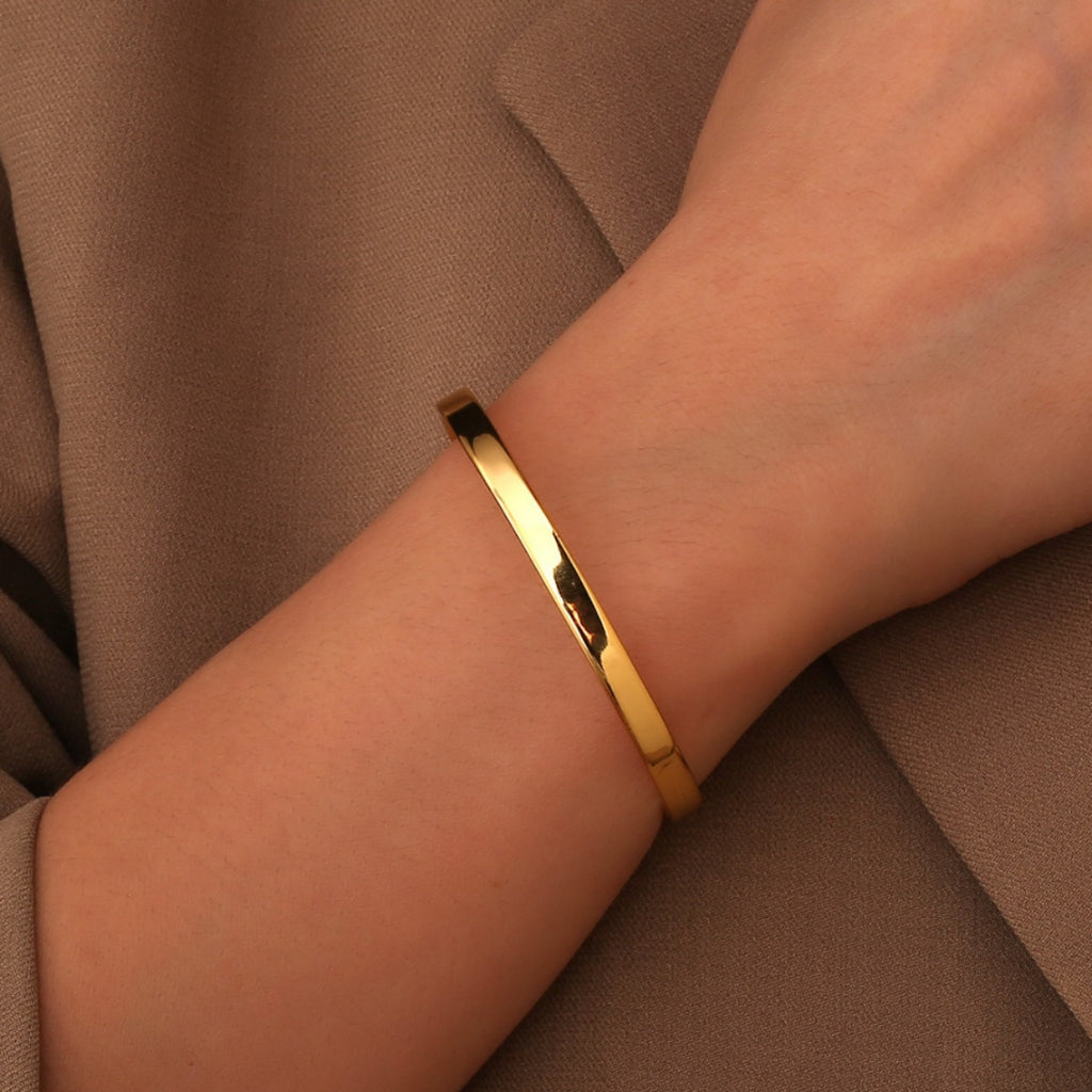 CYB0158 Open Arrowhead Copper Bracelet Simple Design Trendy Minimalist