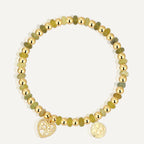 B0257 Vintage Heart Tree Handmade Beaded Holiday Beads