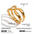 Heart Stainless Steel 18K Gold-Plated Bracelet — jewelry construction