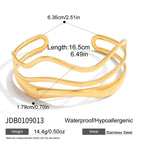 2H Bracelet that doesn't fade jewelry18k Gold Bracelet Stainless Steel Jewelry