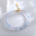 Gold-Plated Brass Bow Beaded Bracelet styled for independent jewelry boutiques — jewelry finish and design detail