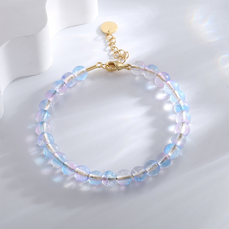 B0177 Korean Style Fashion Colorful Beaded Bracelet for Women Bohemian Summer Style Cute Bracelet