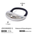 Sculptural 18K Gold-Plated Stainless Steel Hair Tie — additional product detail 33 — jewelry finish and design detail