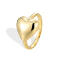 Gold-Plated Heart Ring — jewelry construction