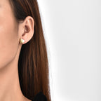 E0222 Fashion Wing Heart Earrings Angel Wing Earrings for Women Vintage Heart-shaped Earrings