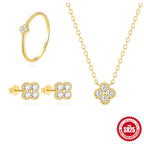 Diamond Turquoise Sterling Silver Jewelry Set Necklace Earrings Ring