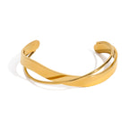 18k Gold-plated Bracelet Non-fading Jewelry Stainless Steel Item