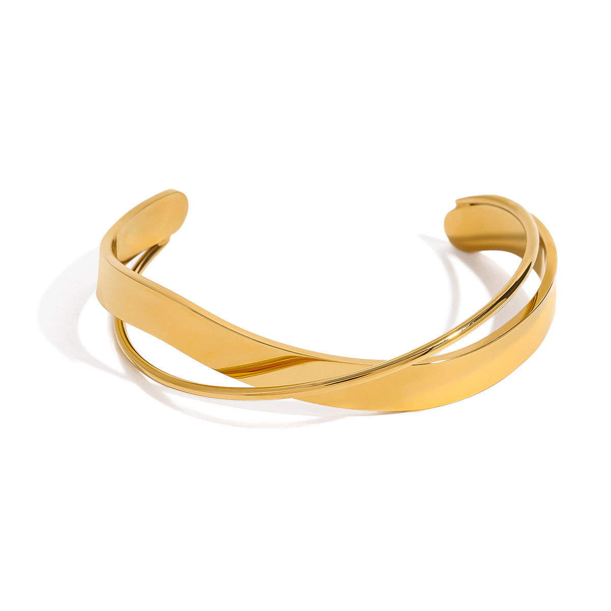 18k Gold-plated Bracelet Non-fading Jewelry Stainless Steel Item