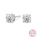 Square Geometric Stud 925 Sterling Silver Earrings — wearable scale detail — jewelry finish and design detail