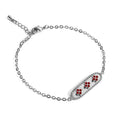 Gold-Plated Brass Vintage-Inspired CZ Bracelet for curated everyday jewelry assortments — jewelry finish and design detail