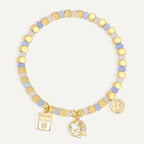 B0325 Universal Aircraft Copper Plating14k Gold Design Beaded Bracelet