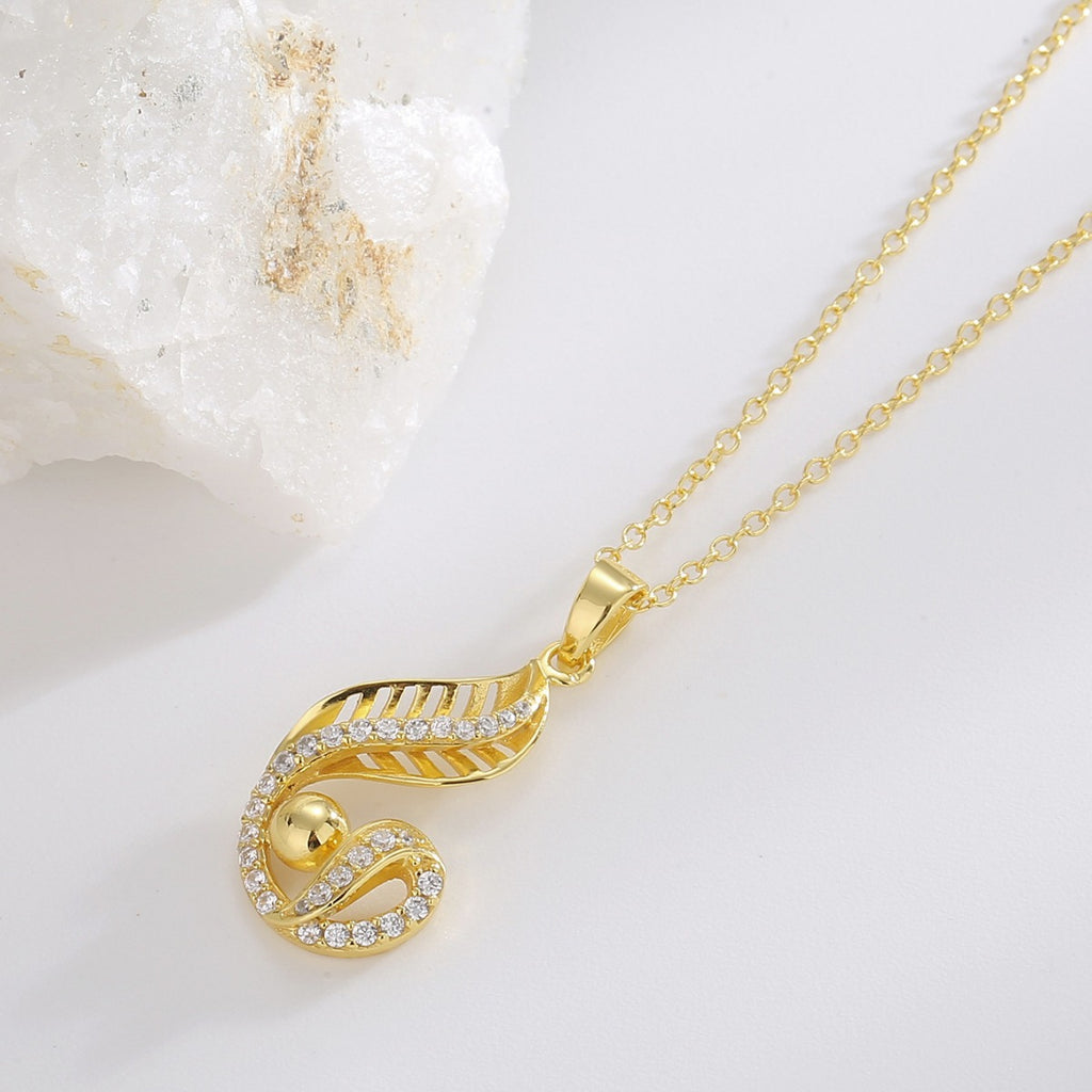 Fox Tail Pendant Necklace S925 Silver Vintage Choker