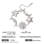 18k Gold Stainless Steel Star Bracelet Jewelry Non-Fading Accessories