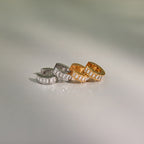 Stainless Steel Rhinestone Earrings Jewelry for Women Non-Fading Stud Earrings