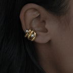 Pearl Ear Clip Stainless Steel Earrings Ear Jewelry Design Accessories