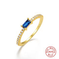 Classic Zircon 925 Sterling Silver Ring — wearable scale detail — jewelry finish and design detail