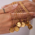 Jewelry Set Miami Cuban Chain Bracelet Bangle Flat Snake Layered Wear18K Gold-plated Stainless Steel Bracelet for Women