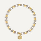 B0340 Milad Vintage Labradorite Beaded Bracelet Jewelry