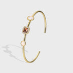 B0086 Opal Bracelet for Women, Adjustable Open Design, Synthetic Australian Opal