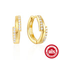 Cubic Zirconia Twisted 925 Sterling Silver Earrings — craftsmanship detail — jewelry finish and design detail