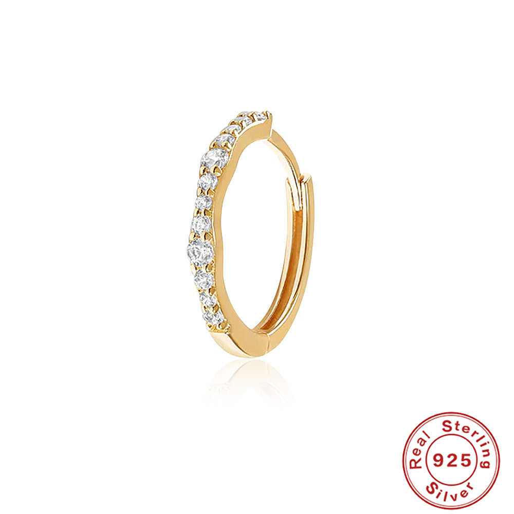 S925Sterling Silver Classic Super Sparkling Diamond Earrings Earrings Trendy Earrings