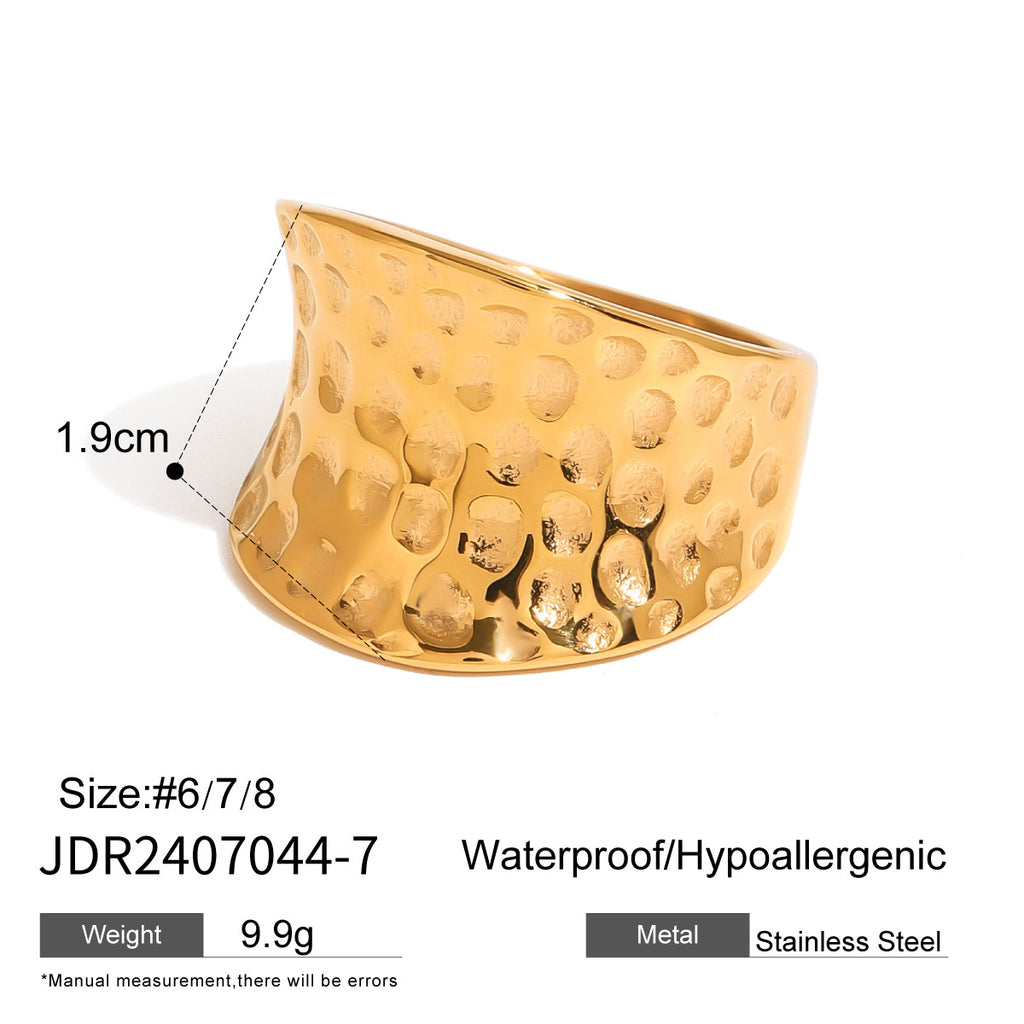 Pearl Ring Tail Ring Non-Fading Stainless Steel Product