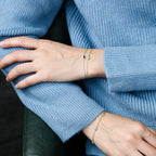 Simple Rock Sugar Cubic Zirconia Bracelet Geometric Square Inlaid Diamond Gold-Plated Thin New Product