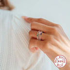 S925Sterling Silver Diamond Ring Simple Diamond Ring Jewelry Hot Selling Proposal Ring