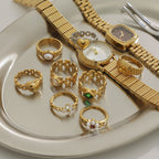 Watchband Ring Non-Fading Female Design Stainless Steel Jewelry rings