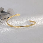 B0127 Snake-shaped Design Bracelet for Women gold Asymmetric Open Adjustable Snake Jewelry