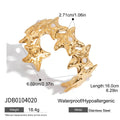 18K Gold-Plated Stainless Steel Bracelet — Timeless Profile — product styling — jewelry finish and design detail