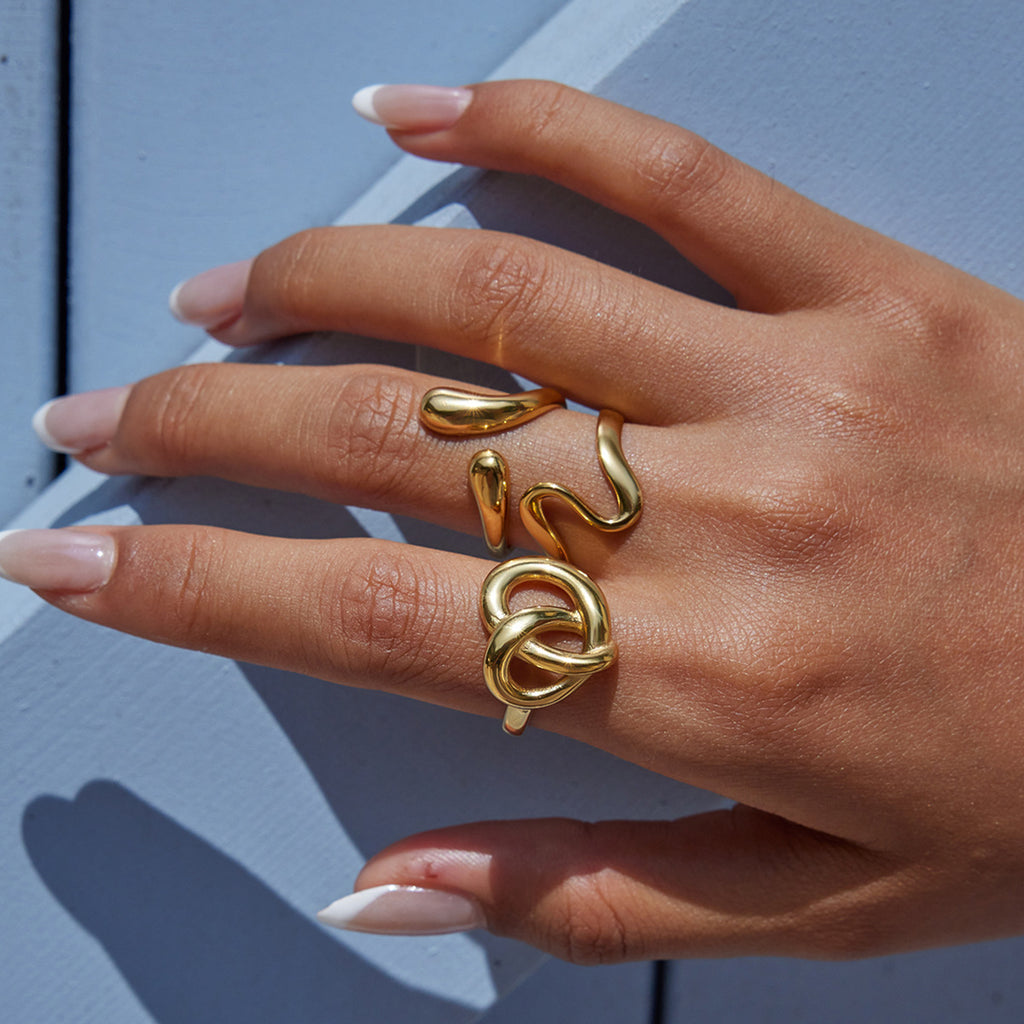 Love ring non-fading stainless steel jewelry for women