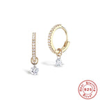 S925Sterling Silver Zircon Pendant Earrings Hot Selling Fashion Earrings Earrings
