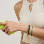 2H Stainless Steel Zircon Bracelet Stacking Jewelry Non-Fading Accessories for Women