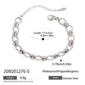 Stainless Steel Bracelet in 18K Gold-Plated — Elevated Essential — material detail — jewelry finish and design detail